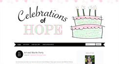 Desktop Screenshot of celebrationsofhope.org